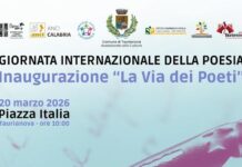 Giornata della Poesia, Taurianova inaugura la “Via dei Poeti” intorno alla biblioteca.