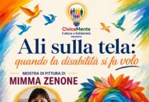 Mimma Zenone a Polistena con “Ali sulla tela: quando la disabilità si fa volo”