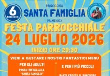 La Parrocchia Santa Famiglia di Palmi si prepara alla festa parrocchiale del 24 luglio