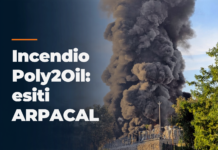 Incendio alla Poly2Oil: ARPACAL diffonde i risultati dei campionamenti. Valori sotto i limiti normativi