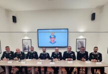 CARABINIERI, IL SALUTO AGLI UFFICIALI CHE LASCIANO LA PROVINCIA DI REGGIO CALABRIA