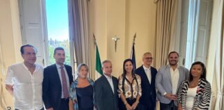 Il sindaco Calabria, l’assessore Ciappina e l’assessore regionale Micheli in visita agli istituti cittadini