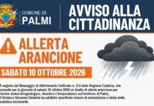 Allerta meteo arancione a Palmi, scuole chiuse e attivato il Centro Operativo Comunale avviso meteo del comune di palmi