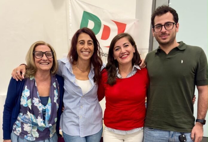 eliana ciappina con il nuovo gruppo di lavoro